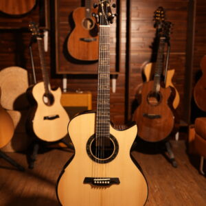 Hozen Guitars Gold Label MJ Swiss Moon Spruce Indian Rosewood